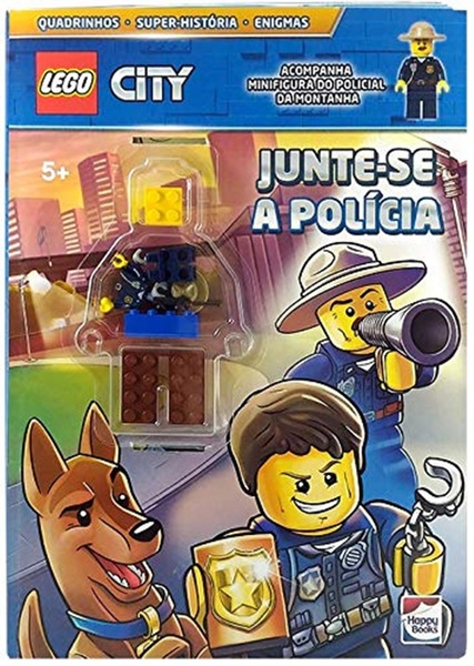 Lego City - Junte-Se A Polícia - Livro Com Miniatura