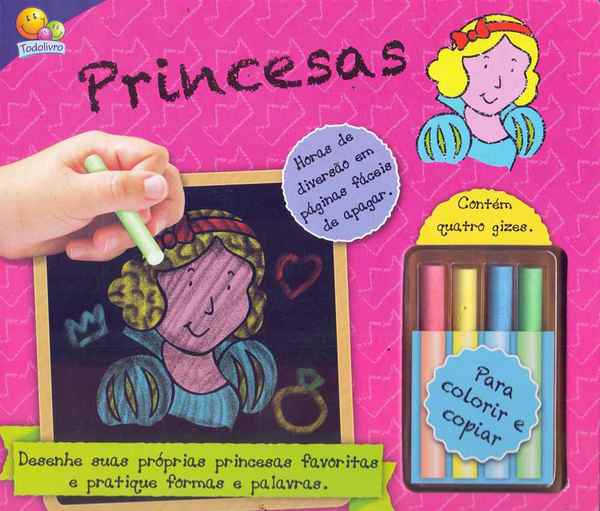 Princesas - Quadro De Giz!