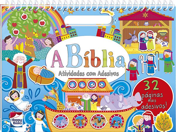 Meu Grande Livro De Rabiscar E Pintar - A Bíblia - Atividades Mais Adesivos