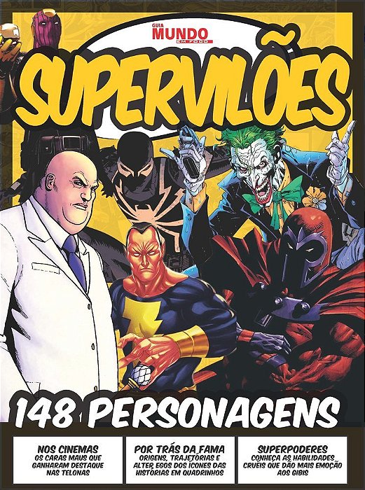 Guia Mundo Em Foco - Vilões Dos Quadrinhos