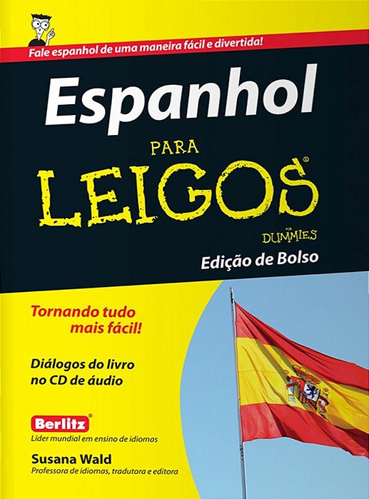 Espanhol Para Leigos - Livro Com Áudio CD - Edição De Bolso