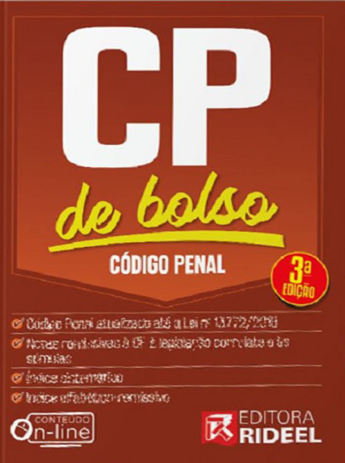 Código Penal - Cp De Bolso - Livro Com Conteúdo Online - 3ª Edição