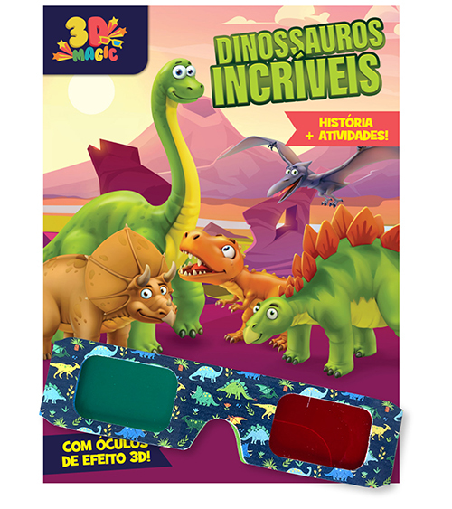 3D Magic - Dinossauros Incríveis (Com Óculos De Efeito 3D!)