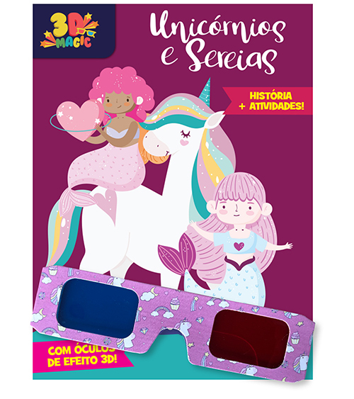 3D Magic - Unicórnios E Sereias (Com Óculos De Efeito 3D!)