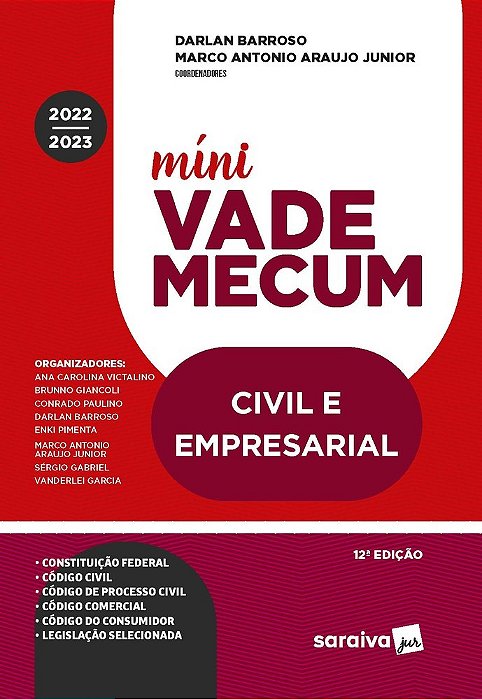 Míni Vade Mecum Civil E Empresarial - 12ª Edição 2022