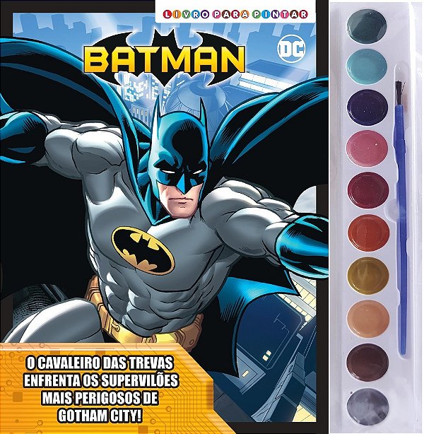 Batman Livro Para Pintar Com Aquarela..-