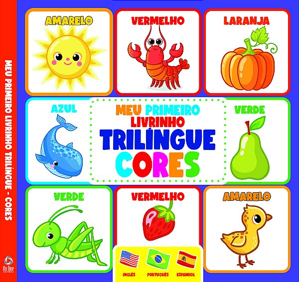 Meu Primeiro Livrinho Trilíngue - Cores
