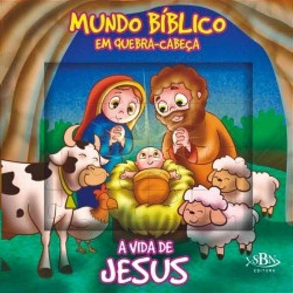 A Vida De Jesus - Mundo Bíblico Em Quebra-Cabeça