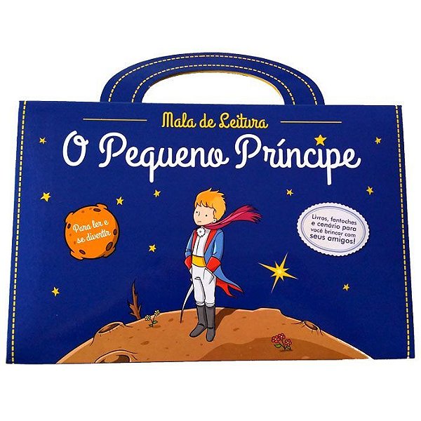 Mala De Leitura - O Pequeno Príncipe - Livro Com Fantoches E Cenários