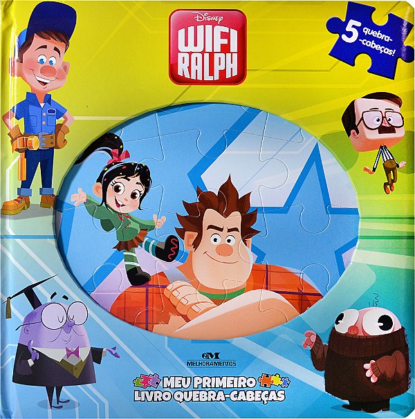 Wifi Ralph – Meu Primeiro Livro Quebra-Cabecas