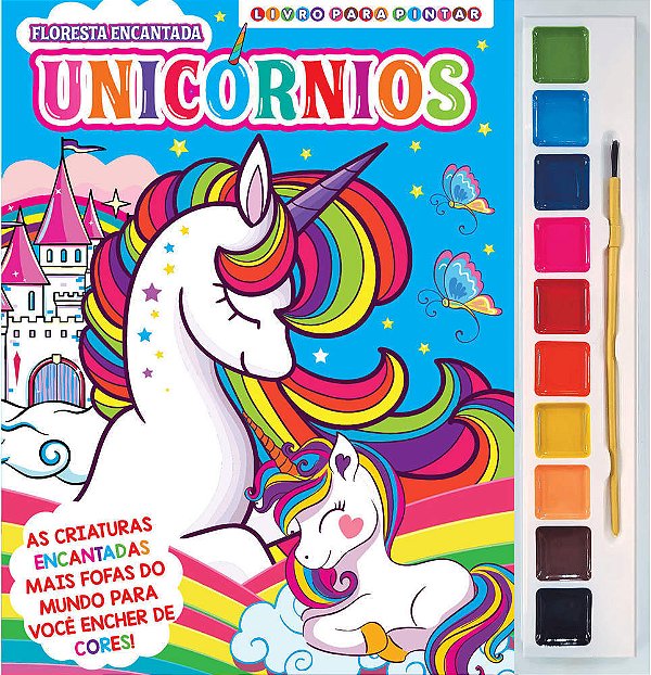 Floresta Encantada Livro Para Pintar Com Aquarela