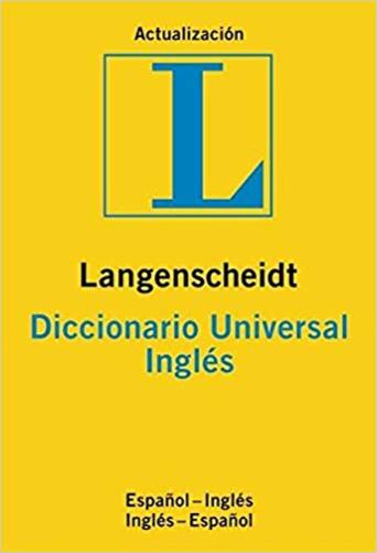 Langenscheidt Diccionario Universal Ingles - Esp/Ing/ing-Esp-..