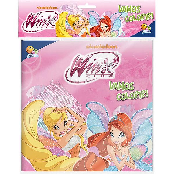Winx - Vamos Colorir! - Kit Livro Com Lápis De Cor
