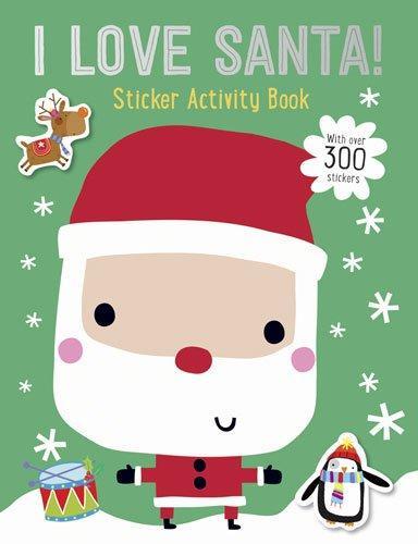 I Love Santa-Sticker Book