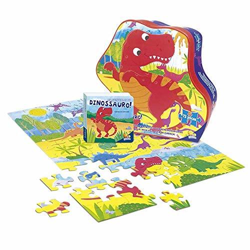 As Aventuras Do Dinossauro - Aventuras Do Mundo Quebra-Cabeça II - Livro Com Quebra-Cabeça
