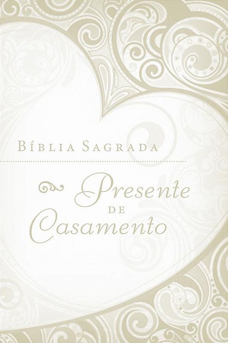 Bíblia Presente De Casamento, Ntlh, Couro Soft, Branco, Caixa De Presente