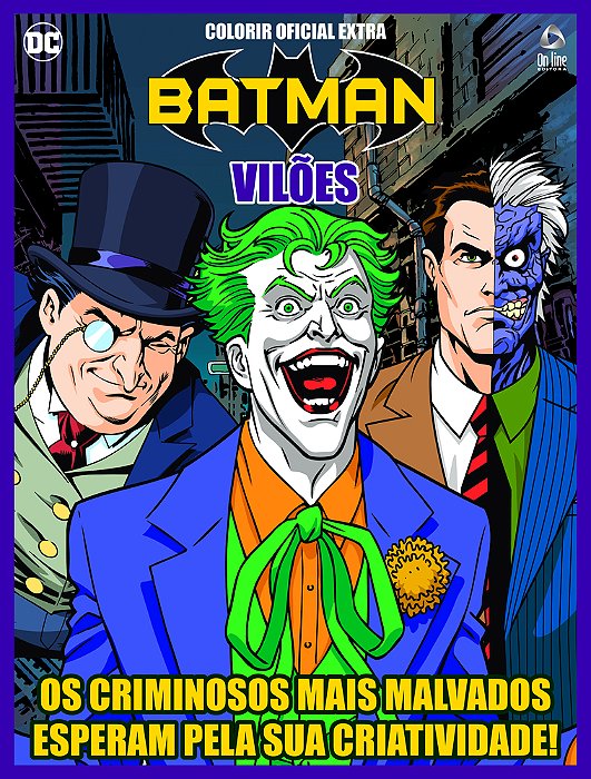 Vilões DC Comics - Colorir Oficial - Extra