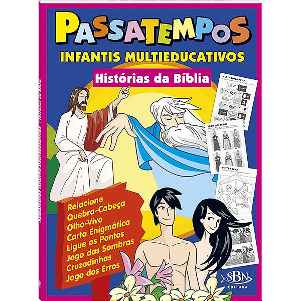 Histórias Da Bíblia. Passatempos Infantis
