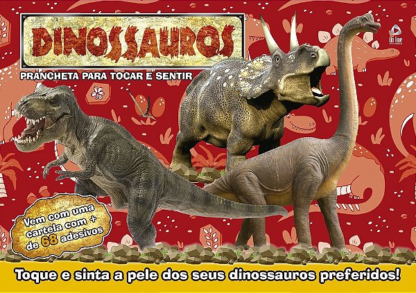 Dinossauros - Prancheta Para Tocar E Sentir