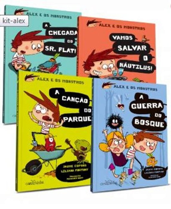 Kit Alex E Os Monstros (4 Livros)