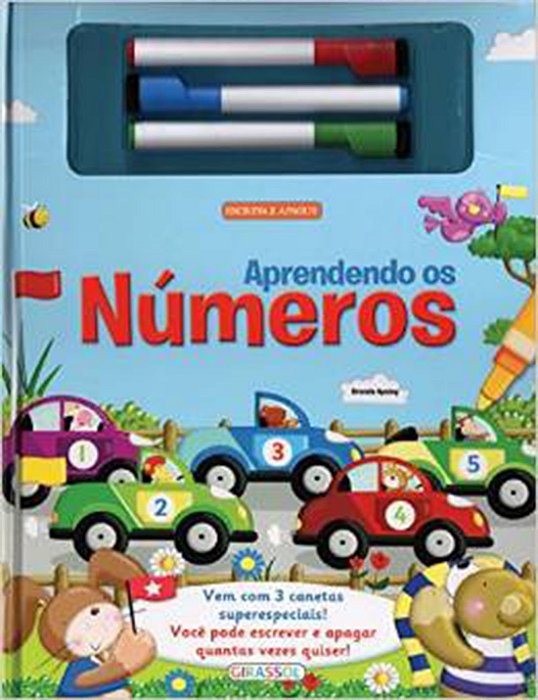Aprendendo Os Números - Escreva E Apague