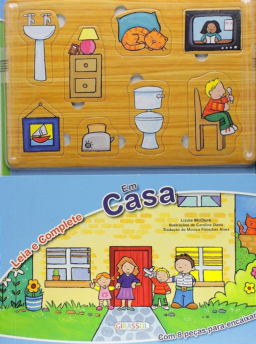 Em Casa - Leia E Complete