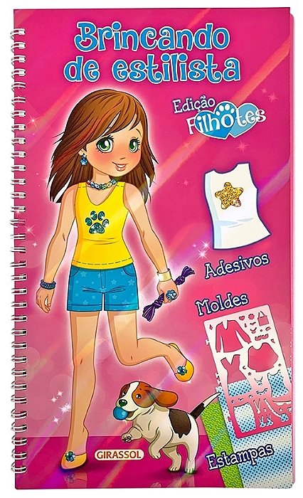 Brincando De Estilista - Filhotes Rosa