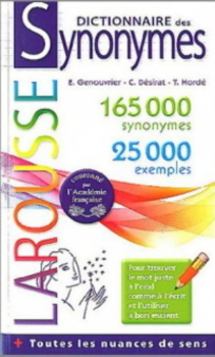 Dictionnaire Larousse Des Synonymes