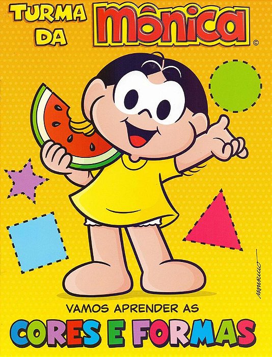 Turma Da Mônica - Vamos Aprender As Cores E Formas