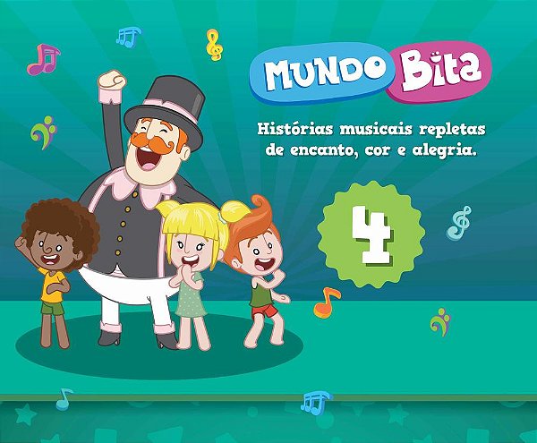 Box Mundo Bita 4 - Histórias Musicais Repletas De Encanto, Cor E Alegria