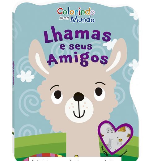 Colorindo Meu Mundo: Lhamas E Seus Amigos