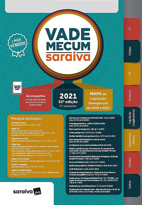 Vade Mecum Saraiva 2021 - 32ªEd - 2021