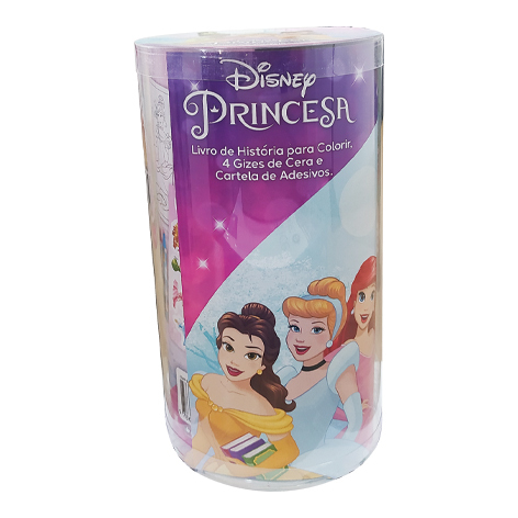 Disney - Mini Tubo Histórias Para Colorir - Princesas: 1