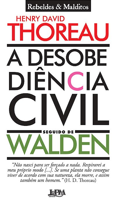 A Desobediência Civil Seguido De Walden