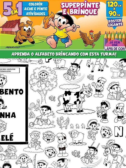 Turma Do Chico Bento - Super Pinte E Brinque