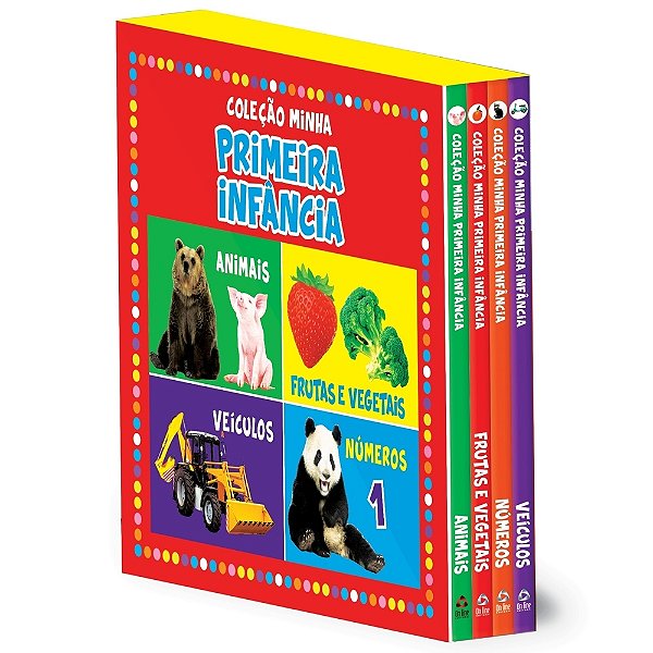 Coleção Minha Primeira Infância - Box Com 4 Livrinhos