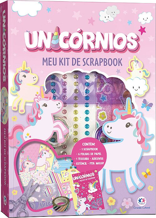 Unicórnios - Meu Kit De Scrapbook