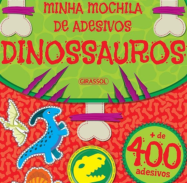 Dinossauros - Minha Mochila De Adesivos