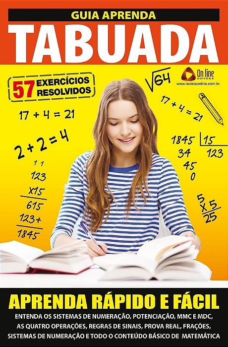 Guia Aprenda Tabuada Aprenda Rápido E Fácil