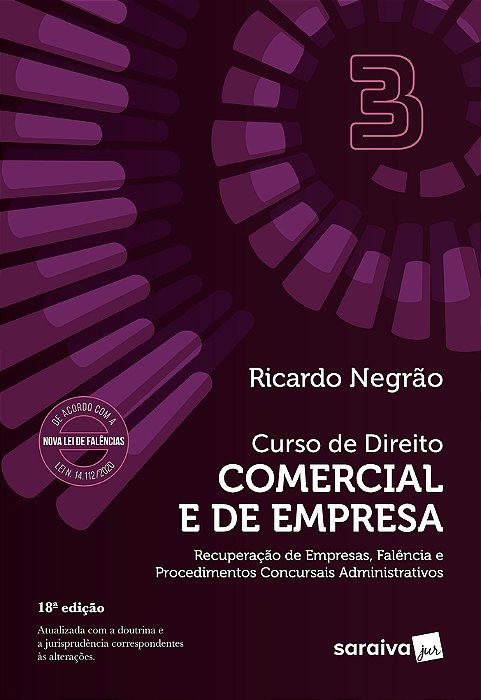 Curso De Direito Comercial E De Empresa - Vol. 3 - 18ª Edição 2024