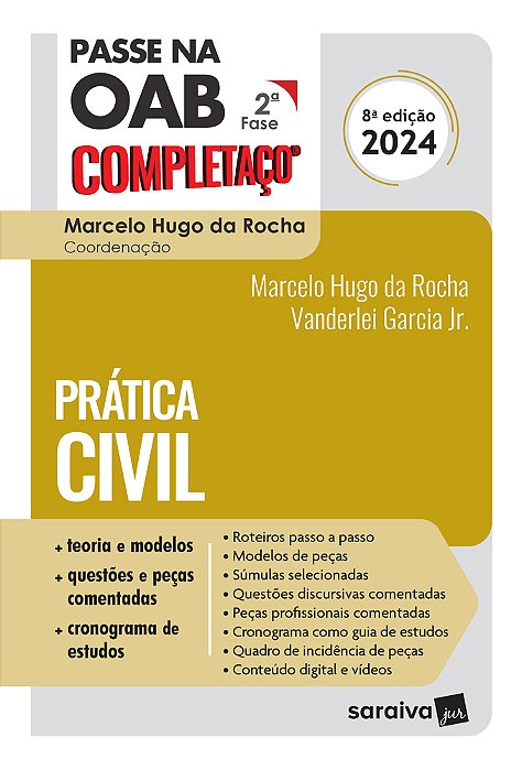 Passe Na Oab 2ª Fase Completaço®: Prática Civil - 8ª Edição 2024