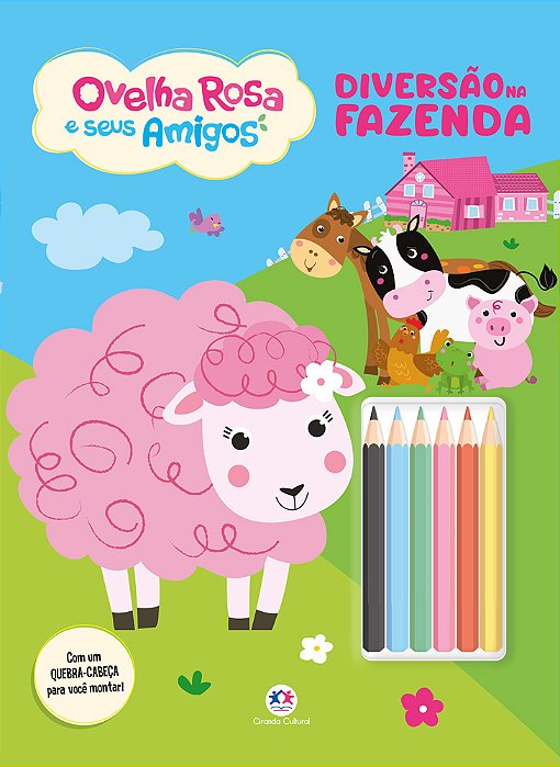 A Ovelha Rosa E Seus Amigos - Cores Da Fazenda
