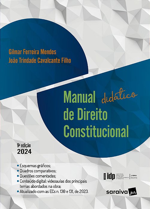 Manual Didático De Direito Constitucional - 9ª Edição 2024