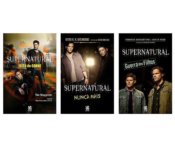 Coleção Supernatural - Coleção Com Com 3 Livros
