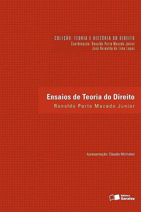 Ensaios De Teoria Do Direito - 1ª Edição De 2013