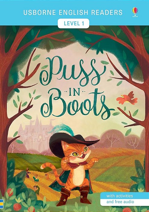 Puss In Boots - Usborne English Readers - Level 1 - Book With Activities And Online Audio