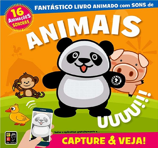 Animais - Capture E Veja! - Livro Animado Com Sons