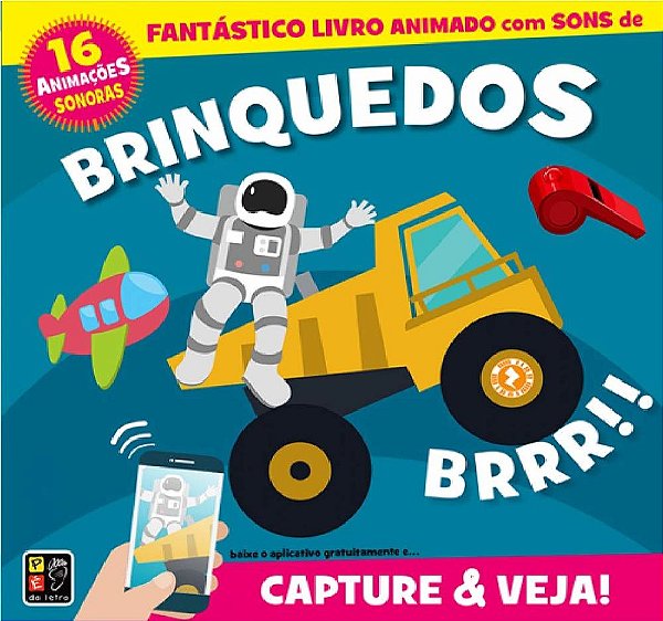 Brinquedos - Capture E Veja! - Livro Animado Com Sons