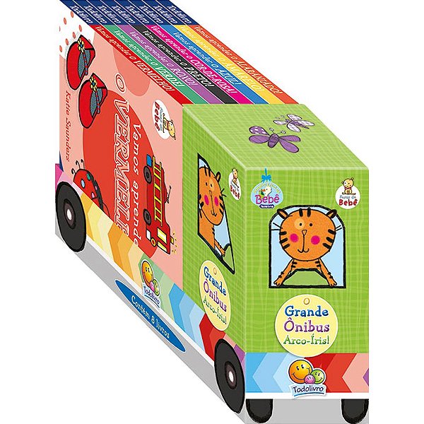 Fases Do Bebe! O Grande Onibus Arco-Iris - Kit C/08 Und.