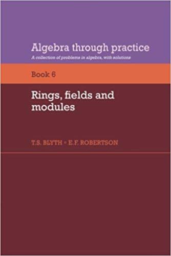 Algebra Through Practice - Rings, Fields And Modules-a Collection Of Problems In Algebra With So - V